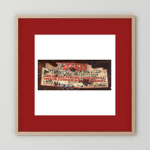 Labels: Alkit, Cambridge Circus — photograph displayed in a dark oak frame mockup