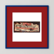 Labels: Alkit, Cambridge Circus — photograph displayed in a dark oak frame mockup