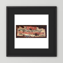 Labels: Alkit, Cambridge Circus — photograph displayed in a dark oak frame mockup