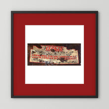 Labels: Alkit, Cambridge Circus — photograph displayed in a dark oak frame mockup
