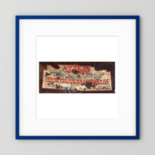 Labels: Alkit, Cambridge Circus — photograph displayed in a dark oak frame mockup