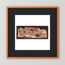 Labels: Alkit, Cambridge Circus — photograph displayed in a dark oak frame mockup