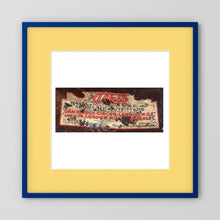 Labels: Alkit, Cambridge Circus — photograph displayed in a dark oak frame mockup