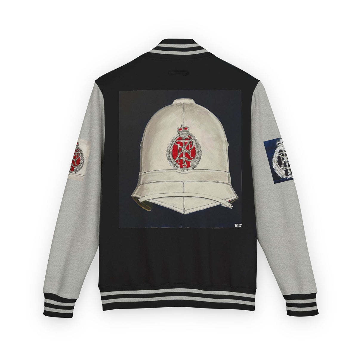 Letterman Jacket — "Art Goes To War" Graphic Varsity Jacket - Art goes to War