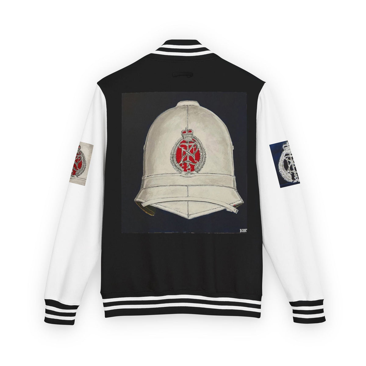 Letterman Jacket — "Art Goes To War" Graphic Varsity Jacket - Art goes to War