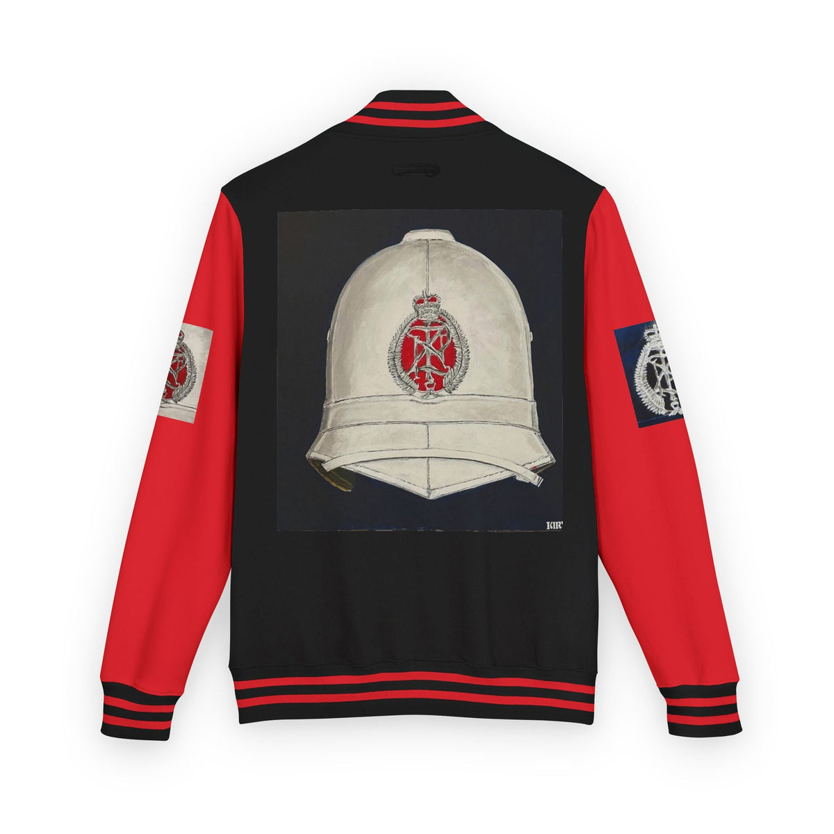 Letterman Jacket — "Art Goes To War" Graphic Varsity Jacket - Art goes to War