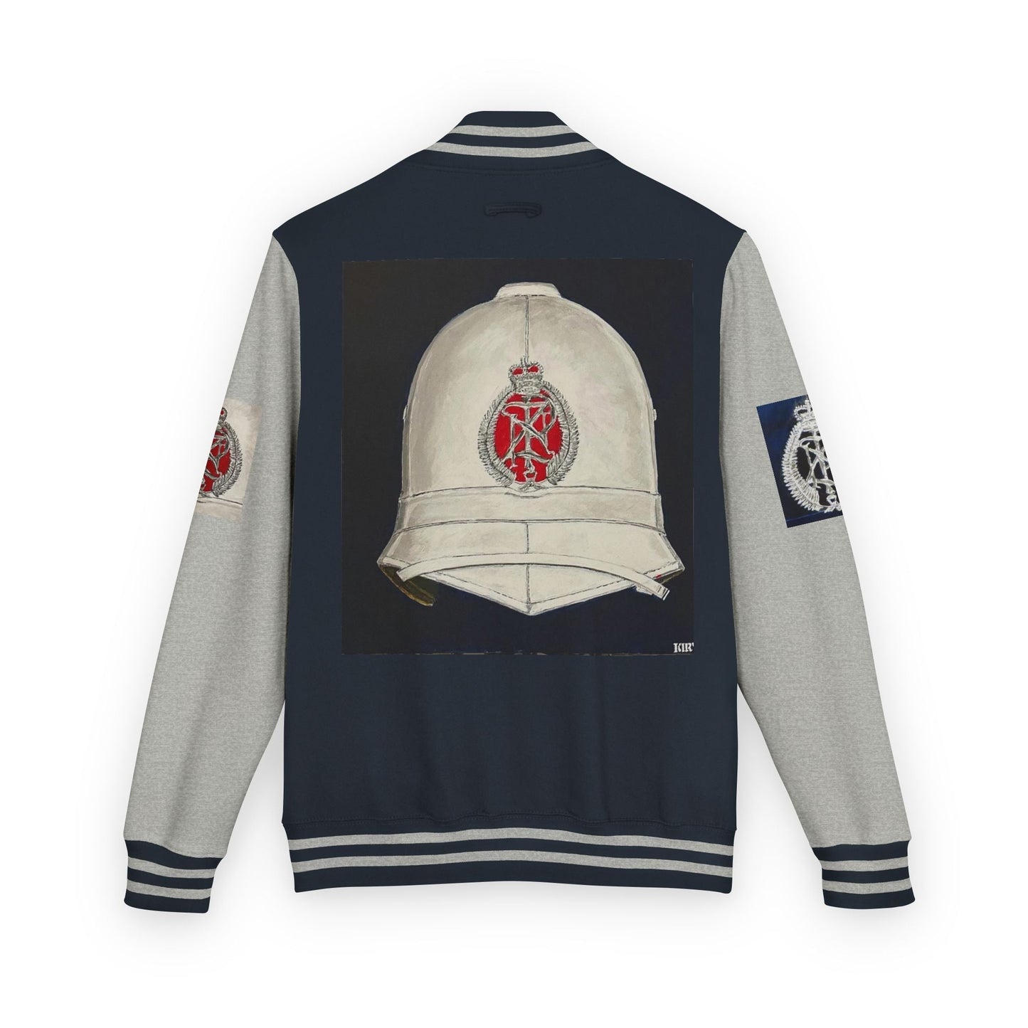Letterman Jacket — "Art Goes To War" Graphic Varsity Jacket - Art goes to War
