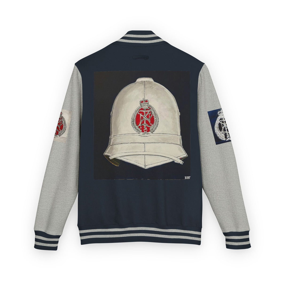 Letterman Jacket — "Art Goes To War" Graphic Varsity Jacket - Art goes to War