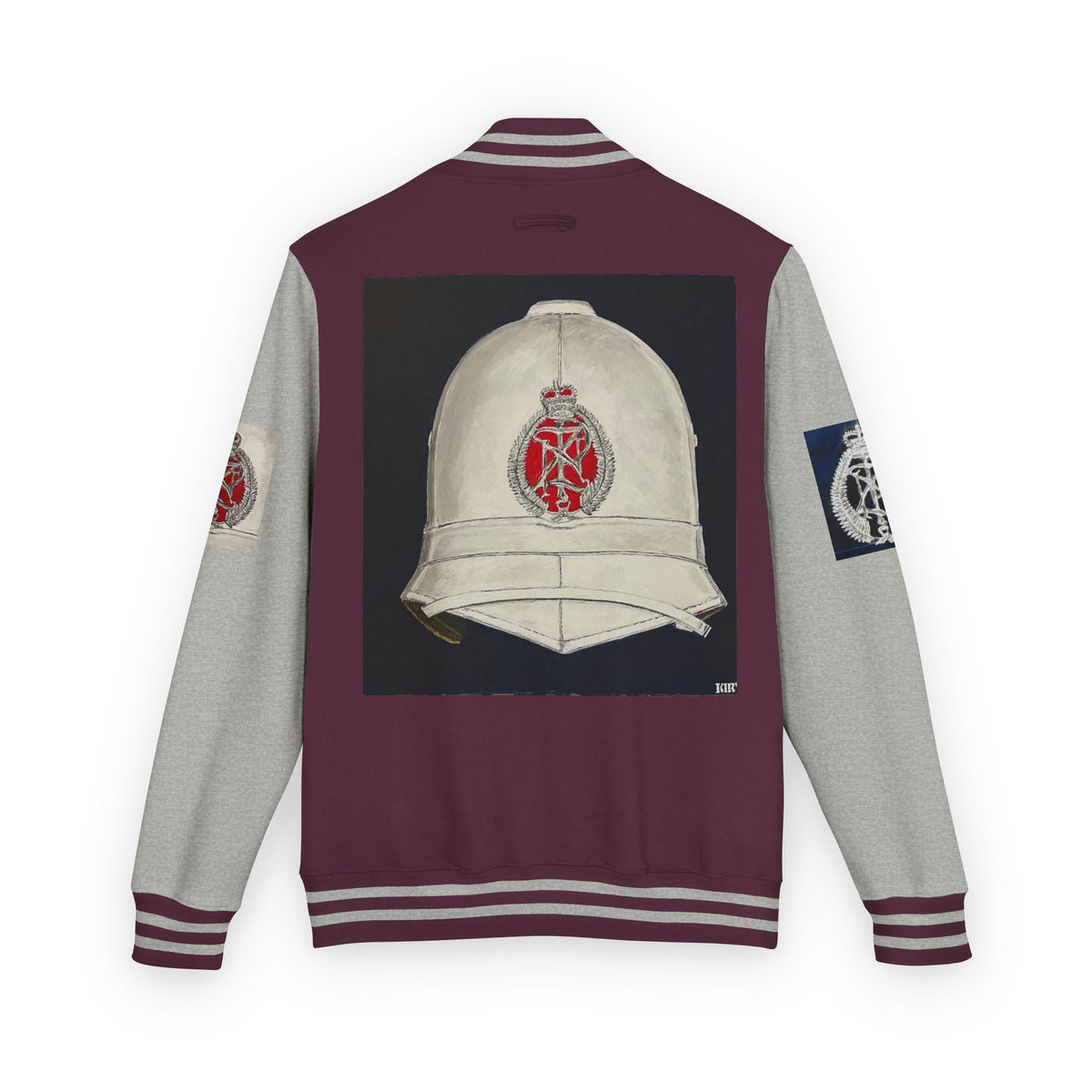 Letterman Jacket — "Art Goes To War" Graphic Varsity Jacket - Art goes to War