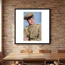 Lt. McCoy, US Army Medical Corps, 1943 — photograph presentation mockup
