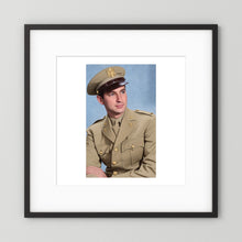 Lt. McCoy, US Army Medical Corps, 1943 — photograph presentation mockup