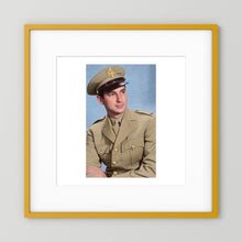 Lt. McCoy, US Army Medical Corps, 1943 — photograph presentation mockup