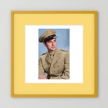 Lt. McCoy, US Army Medical Corps, 1943 — photograph presentation mockup