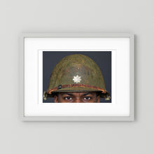 M1 Helmet, United States Army, Navy, Marines. WW2, all ranks — photograph presentation mockup