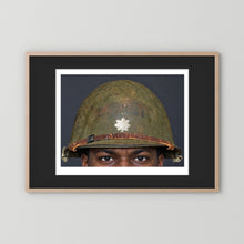 M1 Helmet, United States Army, Navy, Marines. WW2, all ranks — photograph presentation mockup