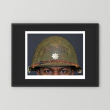 M1 Helmet, United States Army, Navy, Marines. WW2, all ranks — photograph presentation mockup