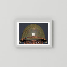 M1 Helmet, United States Army, Navy, Marines. WW2, all ranks — photograph presentation mockup