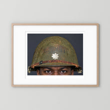 M1 Helmet, United States Army, Navy, Marines. WW2, all ranks — photograph presentation mockup