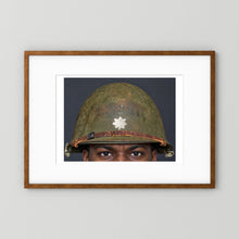 M1 Helmet, United States Army, Navy, Marines. WW2, all ranks — photograph presentation mockup