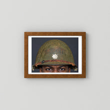 M1 Helmet, United States Army, Navy, Marines. WW2, all ranks — photograph presentation mockup