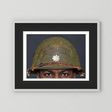 M1 Helmet, United States Army, Navy, Marines. WW2, all ranks — photograph presentation mockup