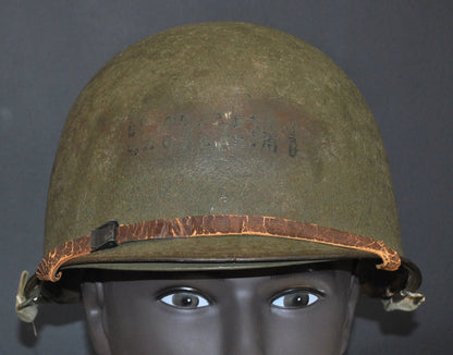 M1 Helmet, US Army, Navy, Marines. WW2, all ranks - Art goes to War