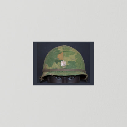 M1 Helmet, US Army, Navy USMC, Vietnam. Photograph - Art goes to War