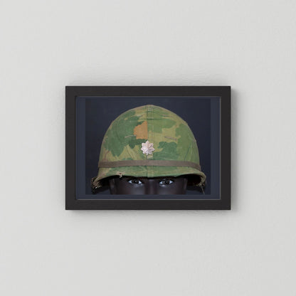 M1 Helmet, US Army, Navy USMC, Vietnam. Photograph - Art goes to War