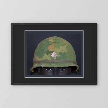 M1 Helmet, US Army, Navy USMC, Vietnam. Photograph - Art goes to War
