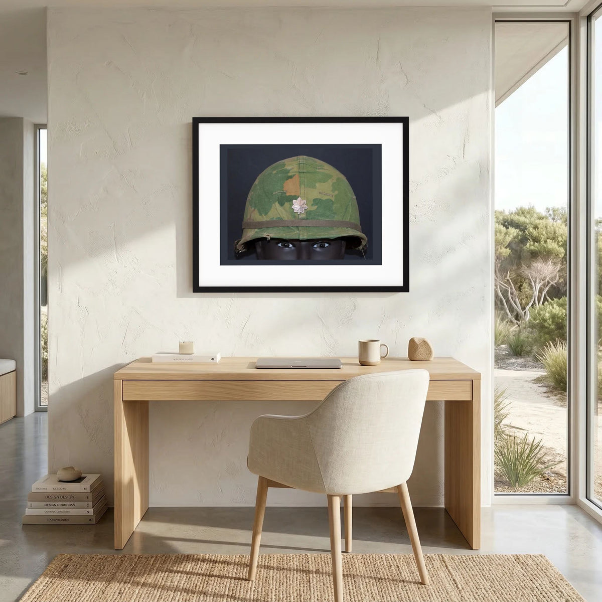M1 Helmet, US Army, Navy USMC, Vietnam. Photograph - Art goes to War