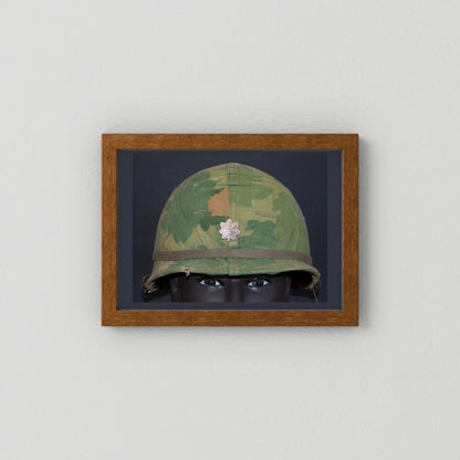 M1 Helmet, US Army, Navy USMC, Vietnam. Photograph - Art goes to War