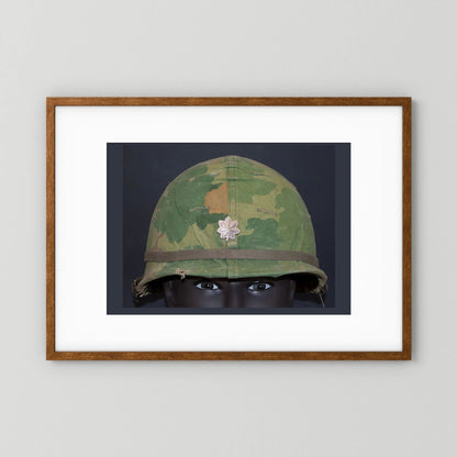 M1 Helmet, US Army, Navy USMC, Vietnam. Photograph - Art goes to War