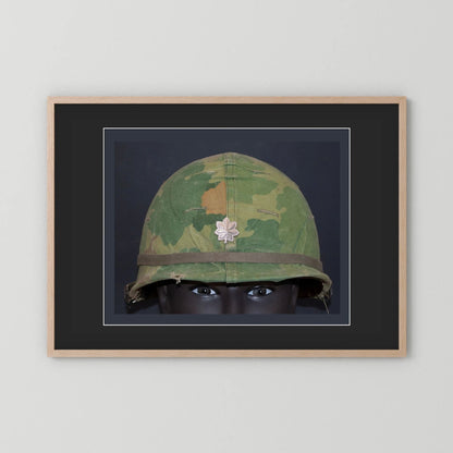 M1 Helmet, US Army, Navy USMC, Vietnam. Photograph - Art goes to War