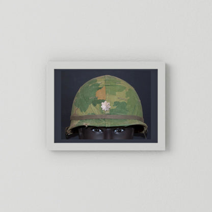 M1 Helmet, US Army, Navy USMC, Vietnam. Photograph - Art goes to War