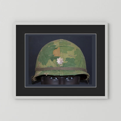 M1 Helmet, US Army, Navy USMC, Vietnam. Photograph - Art goes to War