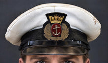 Merchant Navy, United Kingdom, Officer Visor Cap. Photograph - Art goes to War