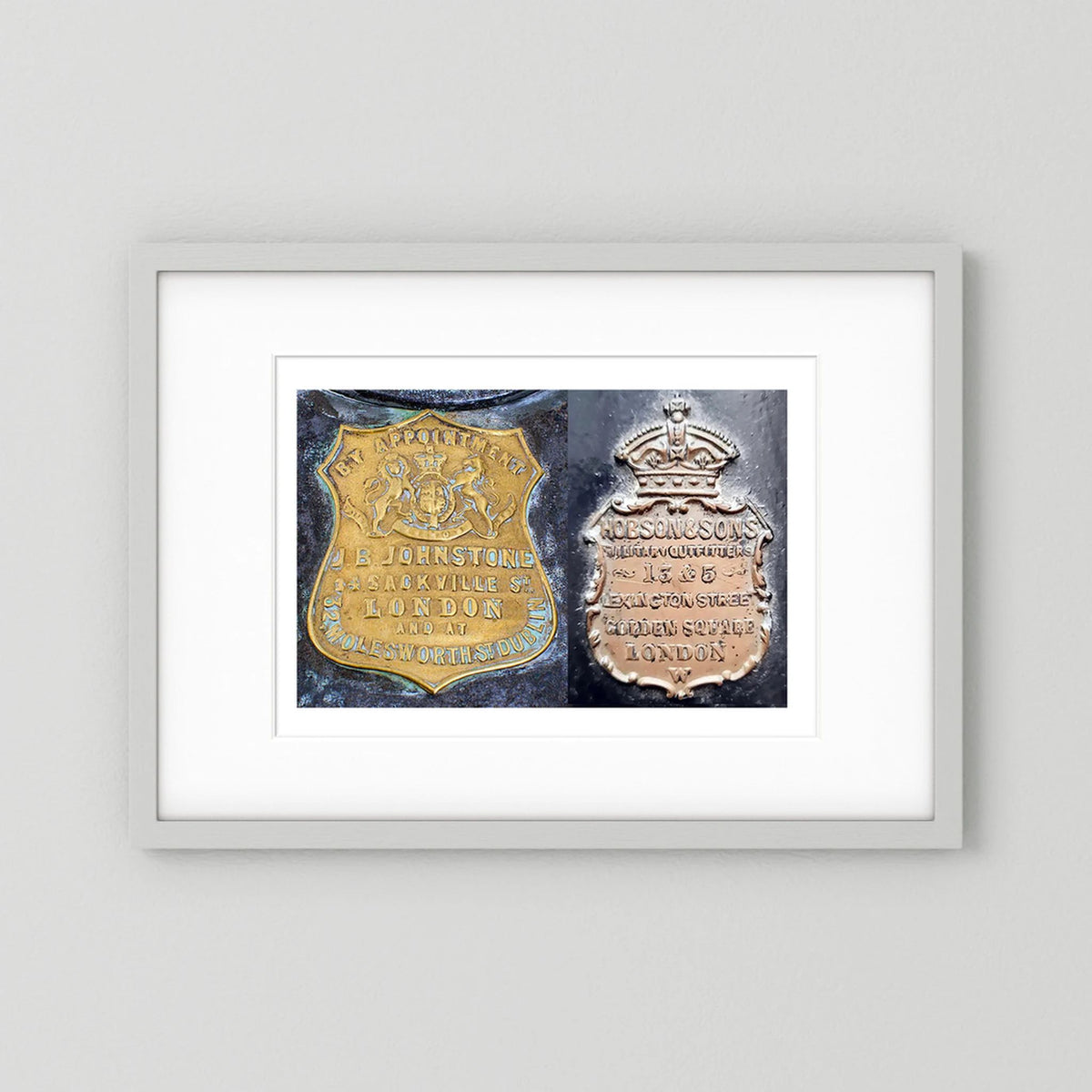 Metal Plates from Storage Cases, 19th & 20th Century — composite presentation mockup