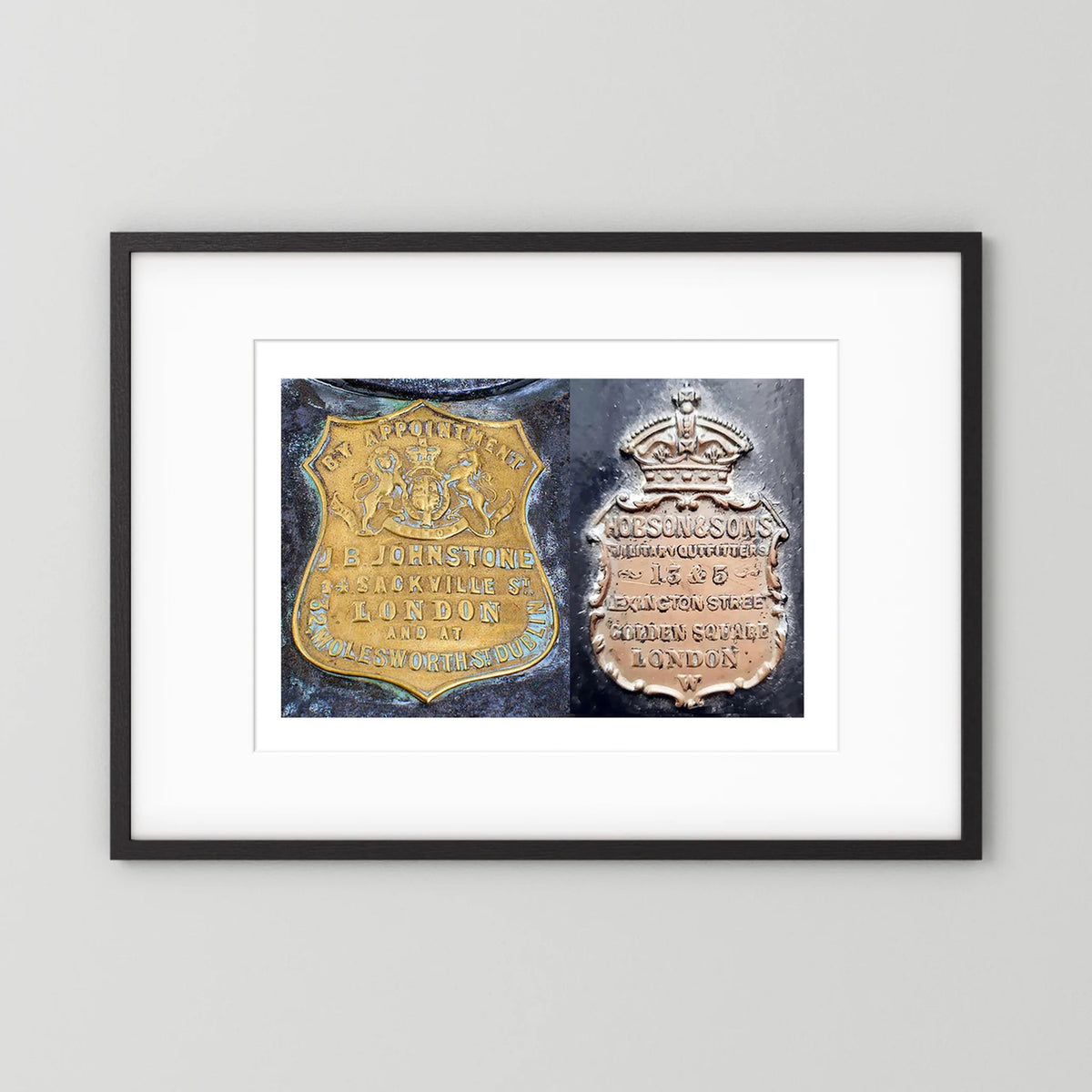Metal Plates from Storage Cases, 19th & 20th Century — composite presentation mockup