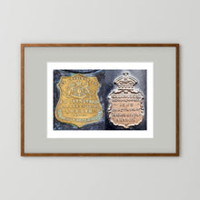 Metal Plates from Storage Cases, 19th & 20th Century — composite presentation mockup