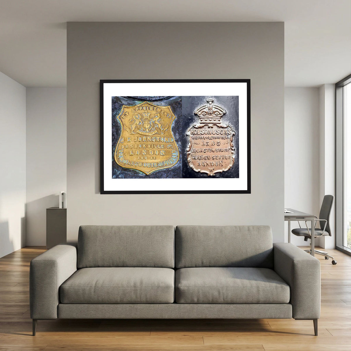 Metal Plates from Storage Cases, 19th & 20th Century — composite presentation mockup