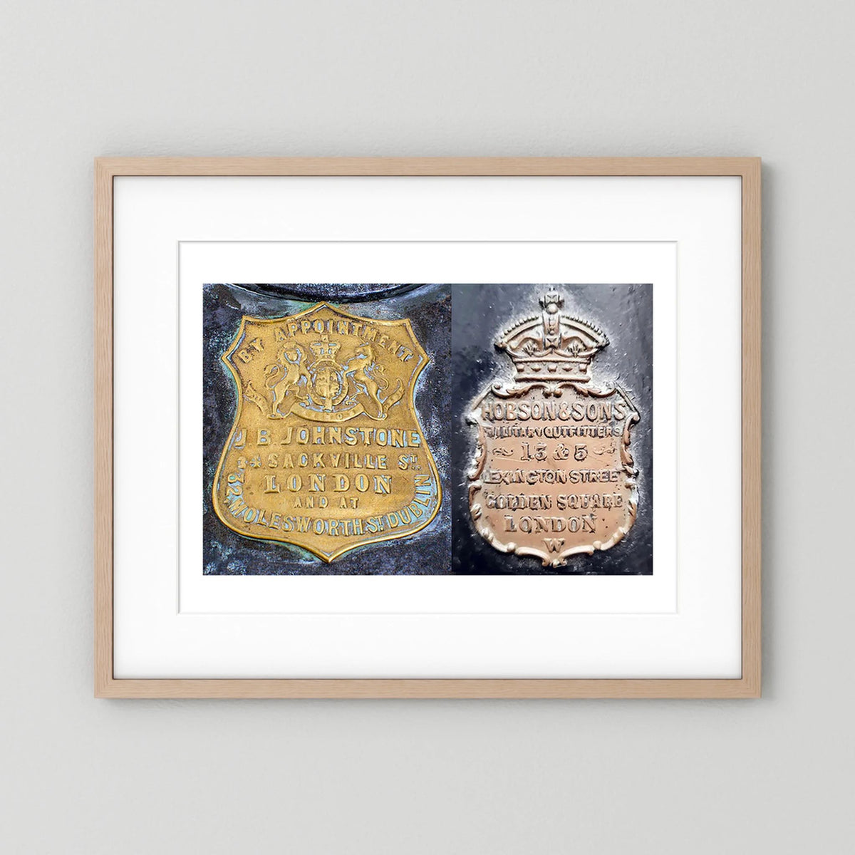 Metal Plates from Storage Cases, 19th & 20th Century — composite presentation mockup