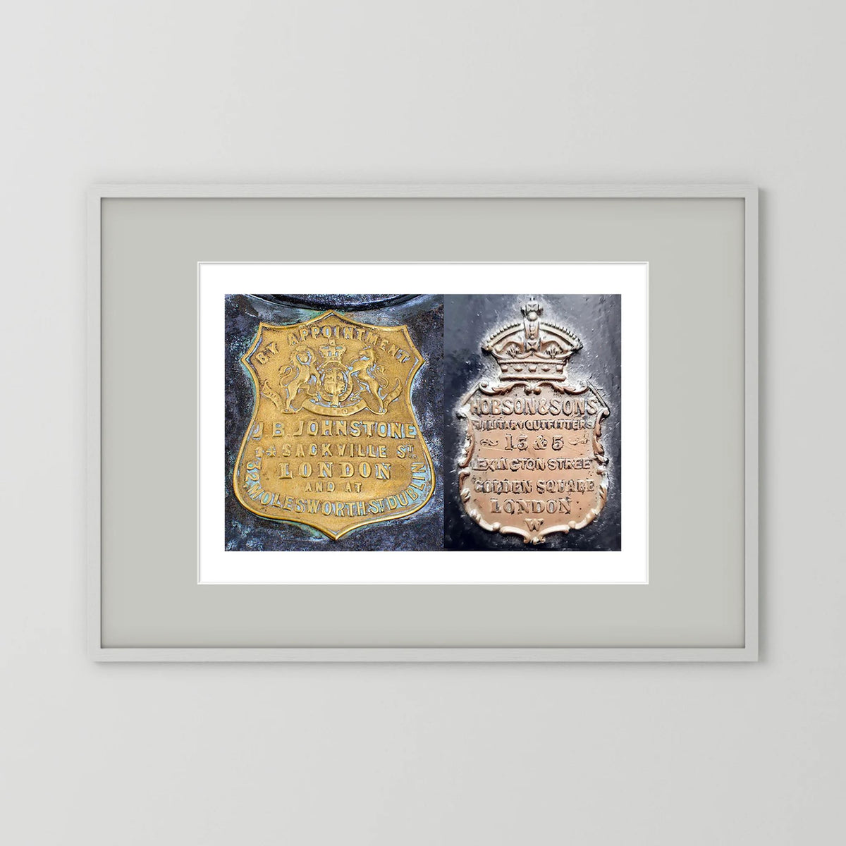 Metal Plates from Storage Cases, 19th & 20th Century — composite presentation mockup