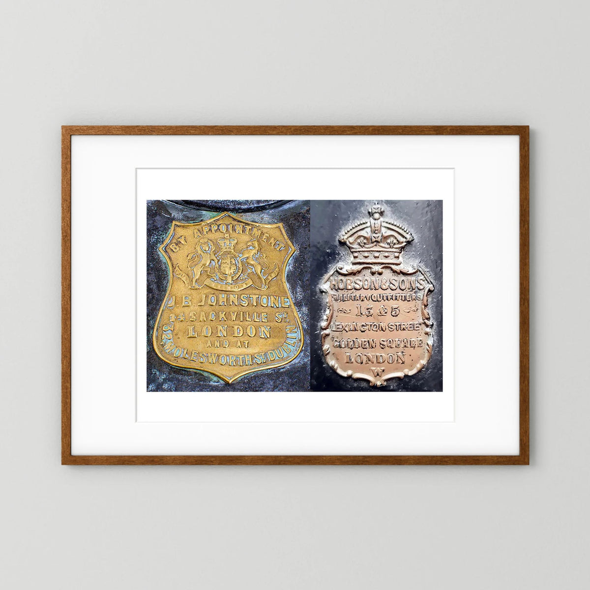 Metal Plates from Storage Cases, 19th & 20th Century — composite presentation mockup