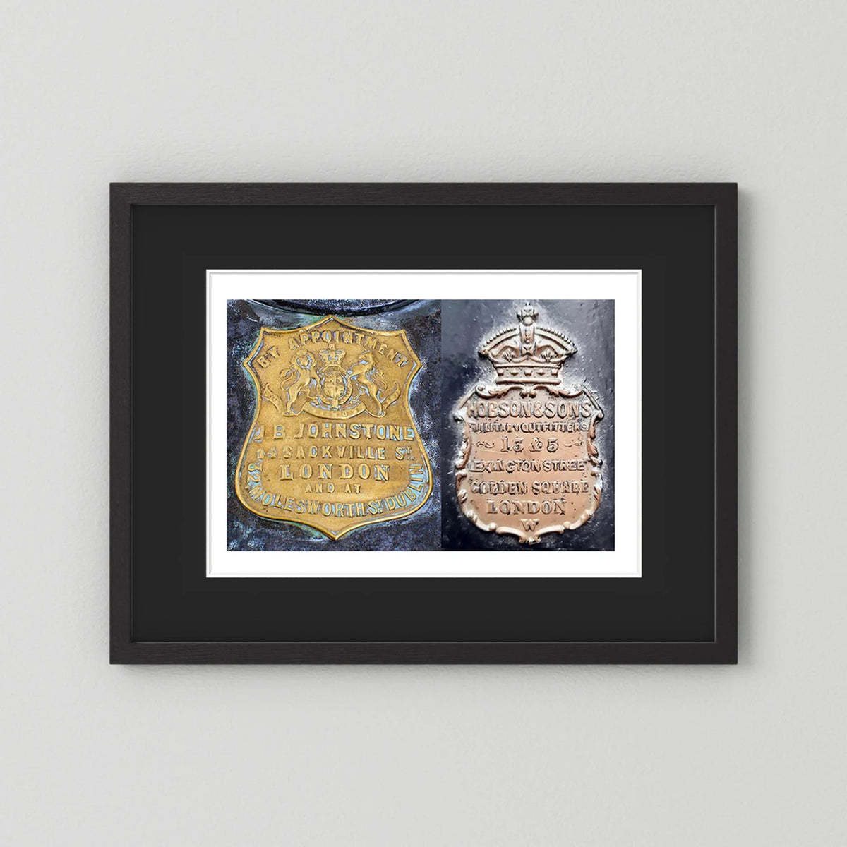 Metal Plates from Storage Cases, 19th & 20th Century — composite presentation mockup