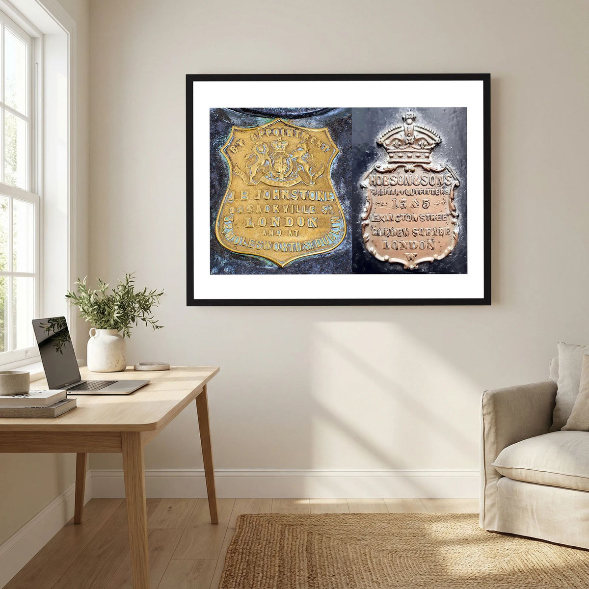 Metal Plates from Storage Cases, 19th & 20th Century — composite presentation mockup