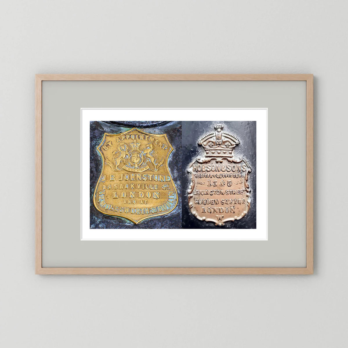 Metal Plates from Storage Cases, 19th & 20th Century — composite presentation mockup