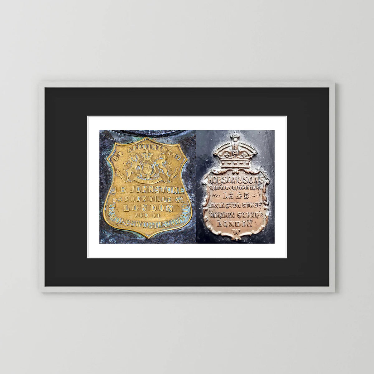 Metal Plates from Storage Cases, 19th & 20th Century — composite presentation mockup