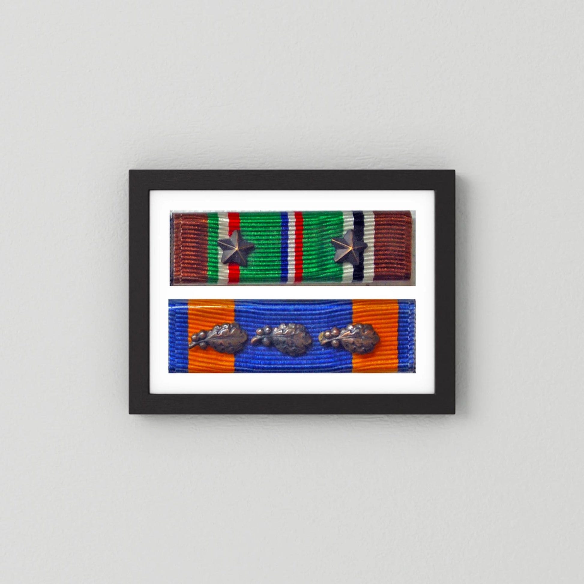 Medal Ribbons, US Army, WW2. ETO & US Air Medal. Photograph