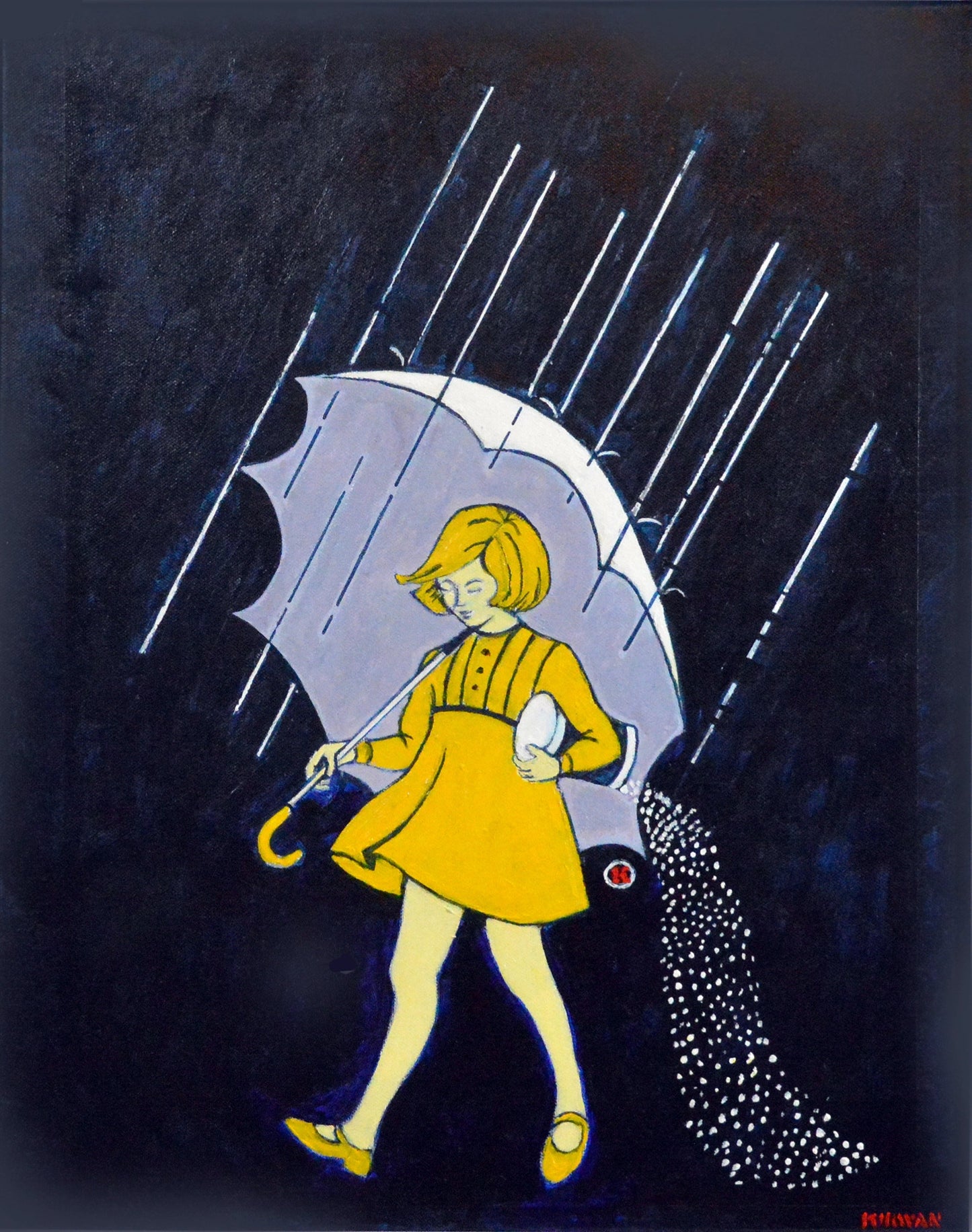 Morton Salt Girl 1968. Art Print - Art goes to War