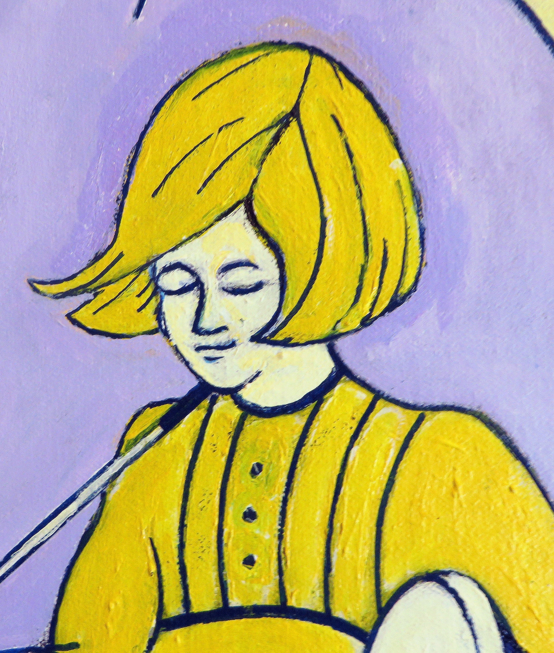 Morton Salt Girl 1968 framed - Art goes to War